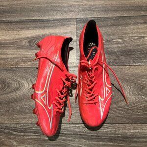 Mizuno Alpha Made In Japan FG Fiery Coral/White M8.5, W10